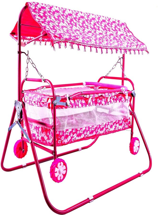 Avani MetroBuzz Mini Baby Swing with Pram (Red) - Image 1